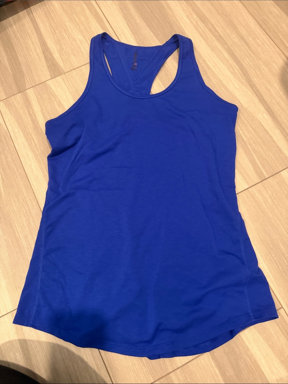 Lucy Blue Racerback Performance Tank Top